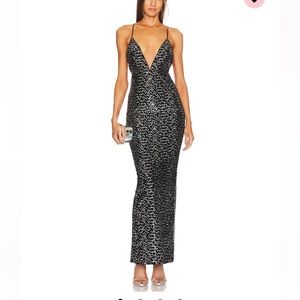 Michael Costello sequin gown